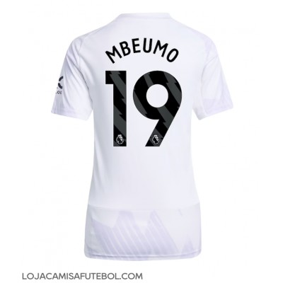 Camisa de Futebol Manchester United Bryan Mbeumo #19 Equipamento Secundário Mulheres 2025-26 Manga Curta Camisa de Futebol Manchester United Bryan Mbeumo #19 Equipamento Secundário Mulheres 2025-26 Manga Curta